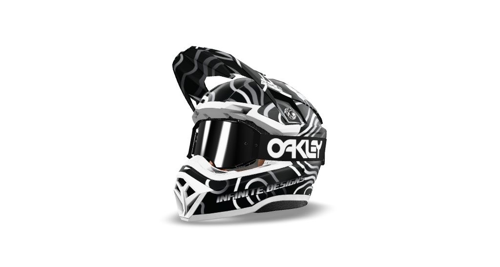 Bell Moto 10 "Curve" Black/White