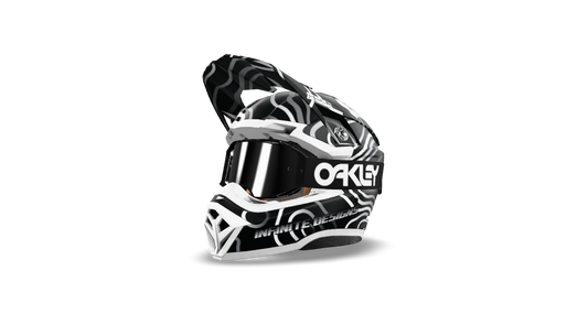 Bell Moto 10 "Curve" Black/White