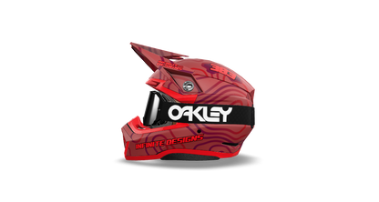 Bell Moto 10 "Curve" Red/Dark Red