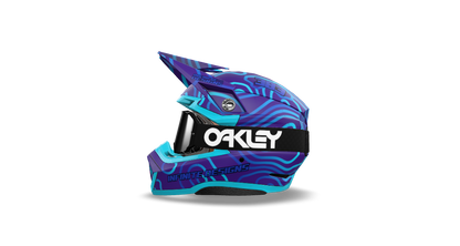 Bell Moto 10 "Curve" Purple/Blue