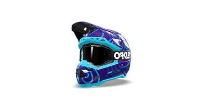 6D ATR 3 Helmet Wrap "Curve" Purple/Blue