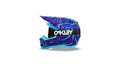 6D ATR 3 Helmet Wrap "Curve" Purple/Blue