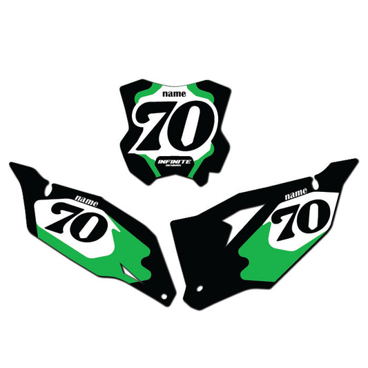Kawasaki Number Plates "Bubble"