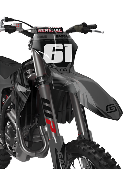 GasGas Semi-Custom "Ribbed" Gray