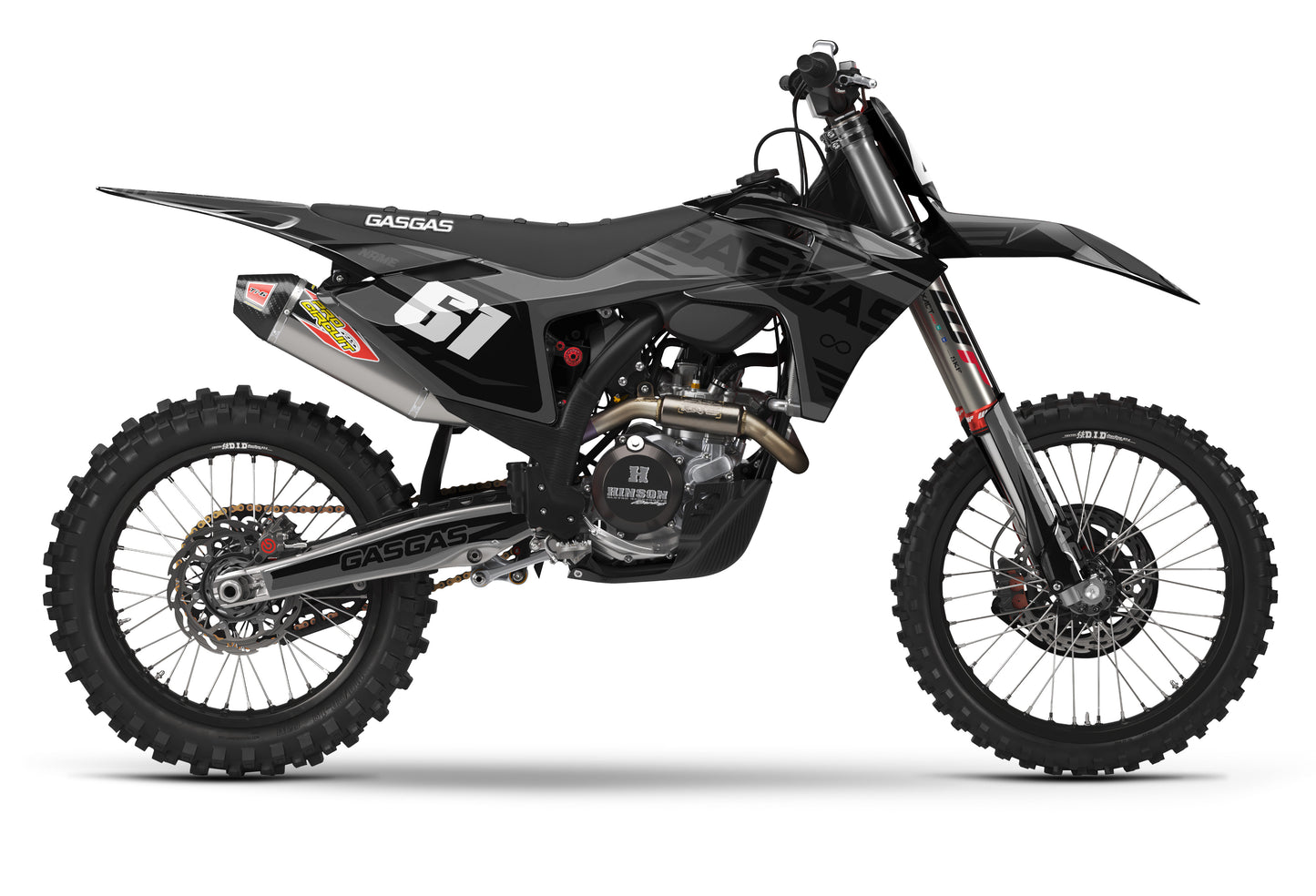 GasGas Semi-Custom "Ribbed" Gray