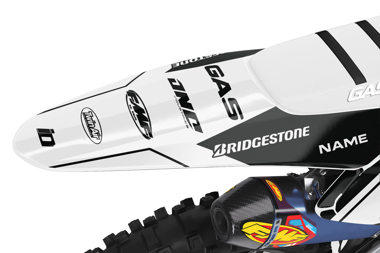 GasGas Semi-Custom "Rip" Black/White