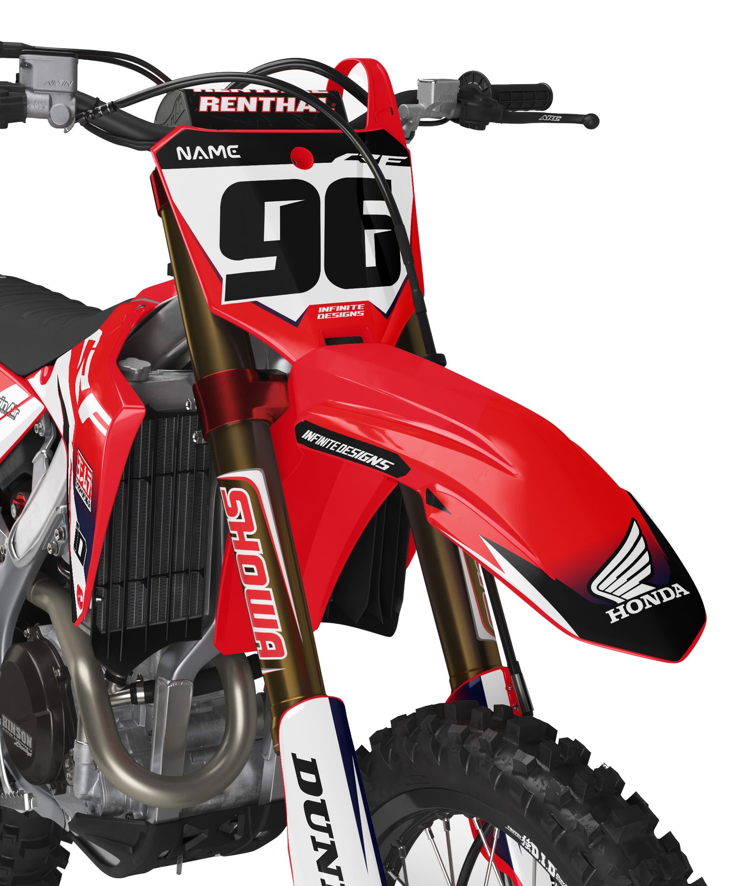 Honda Semi-Custom "Hostile" Red/Blue