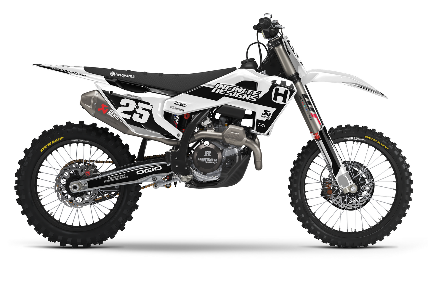 Husqvarna Semi-Custom "Flux" Black