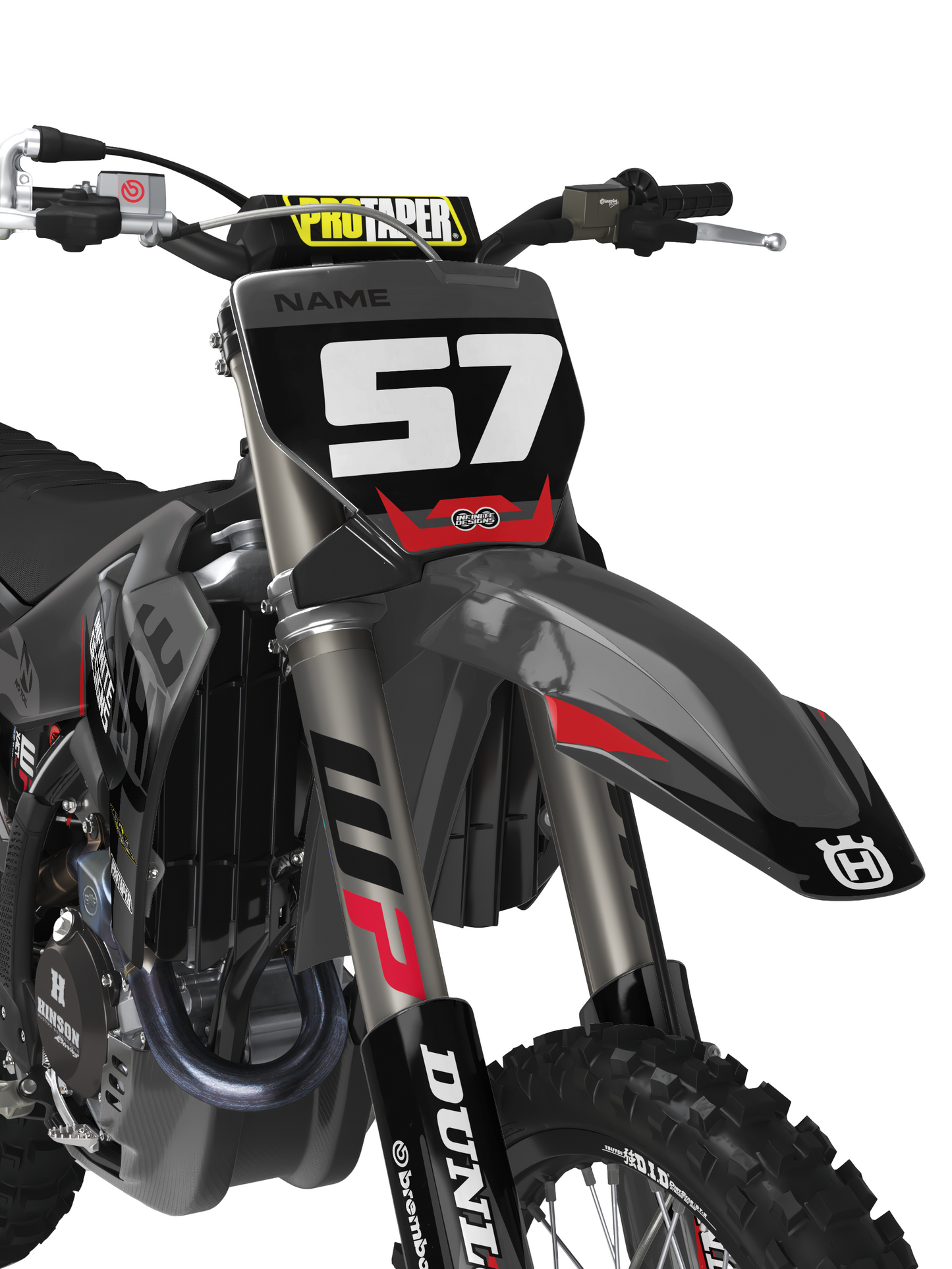 Husqvarna Semi-Custom "Rift" Dark Gray