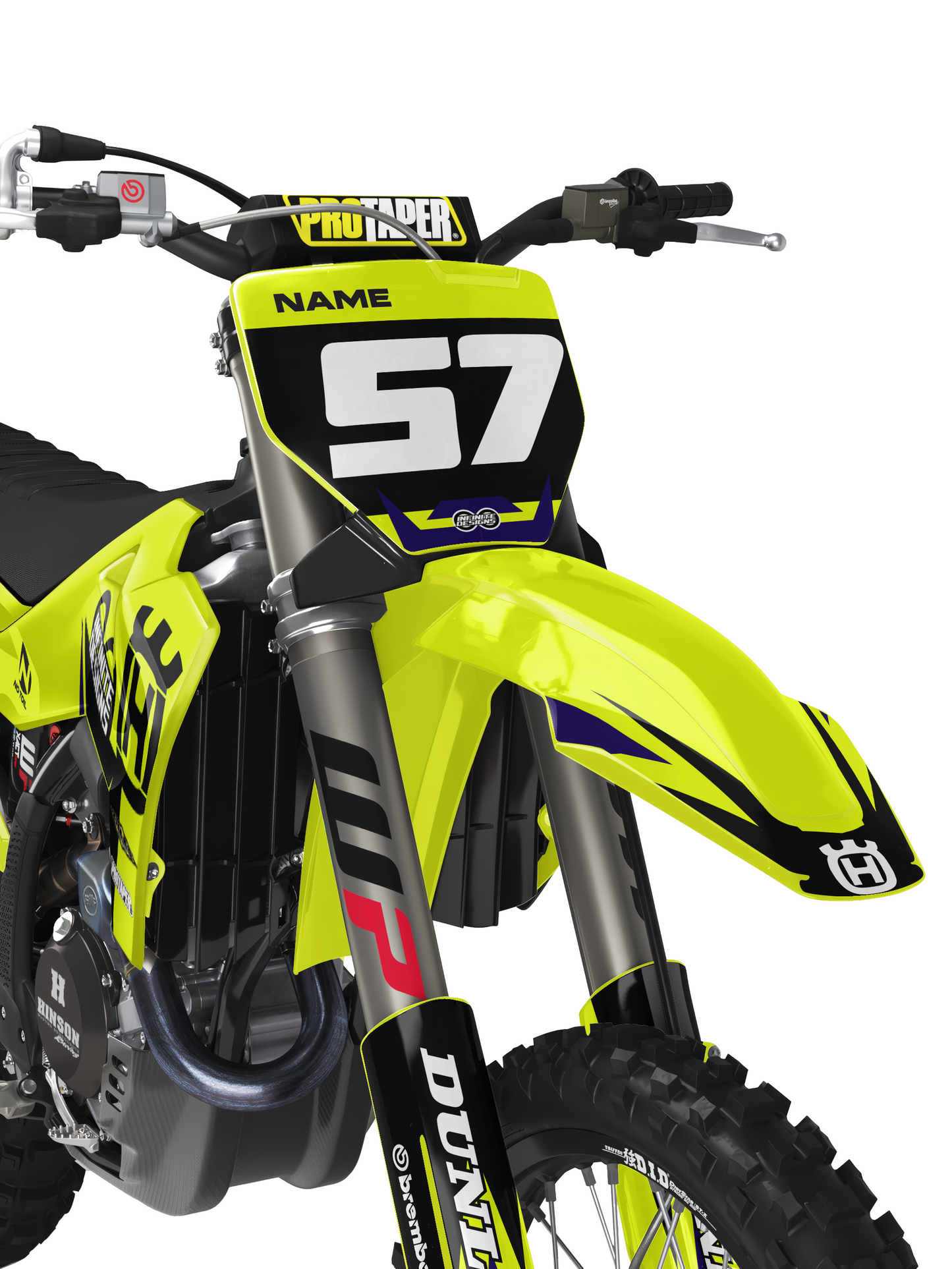 Husqvarna Semi-Custom "Rift" Yellow