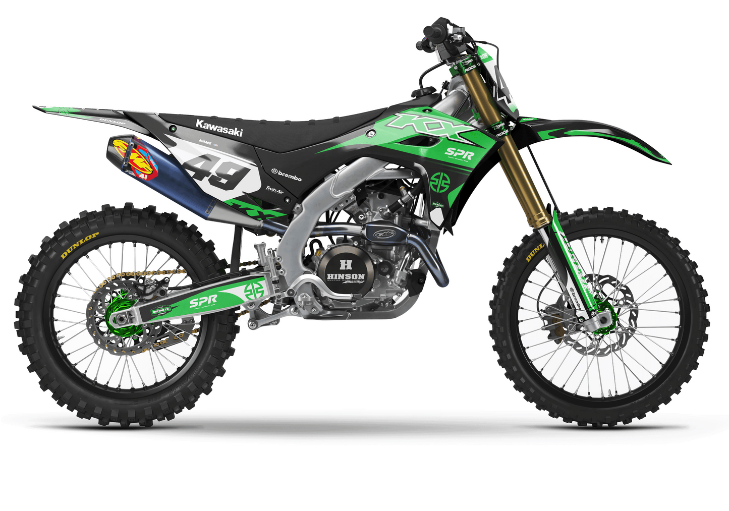 Kawasaki Semi-Custom "Loop" Black/Green