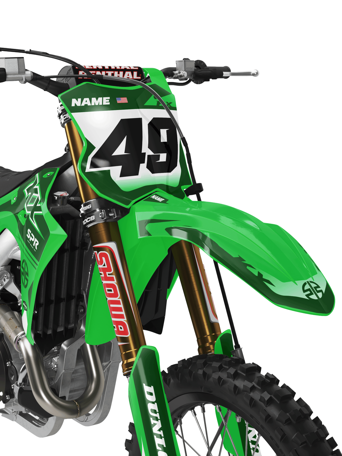 Kawasaki Semi-Custom "Loop" Green/Dark Green