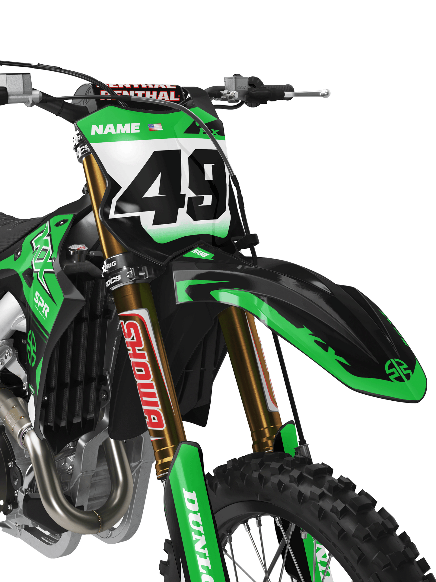 Kawasaki Semi-Custom "Loop" Black/Green