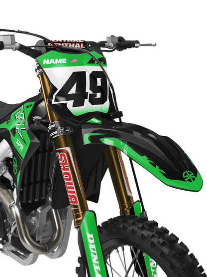 Kawasaki Semi-Custom "Loop" Black/Green