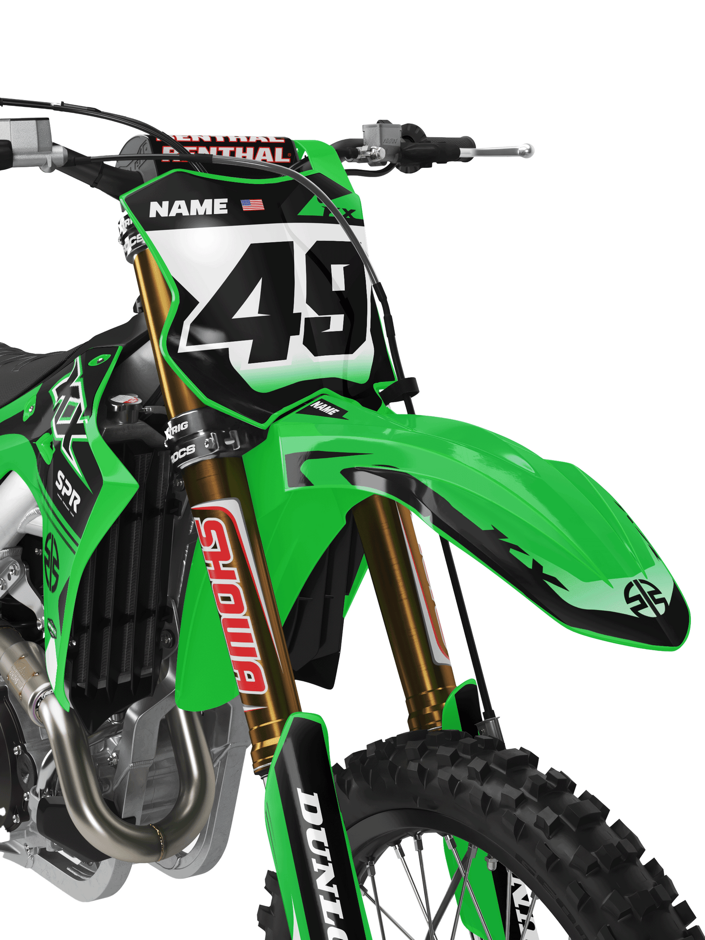Kawasaki Semi-Custom "Loop" Green/Black