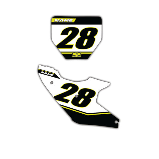 Husqvarna Number Plates "Lined"
