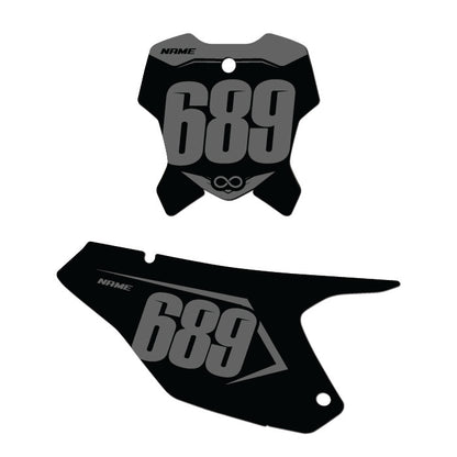 Triumph Number Plates "Midnight"