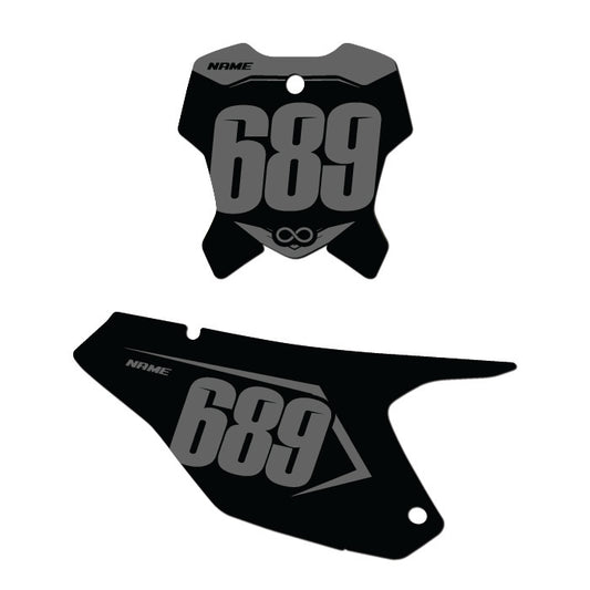 Triumph Number Plates "Midnight"