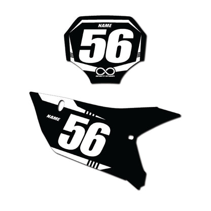 Yamaha Number Plates "Stripe"