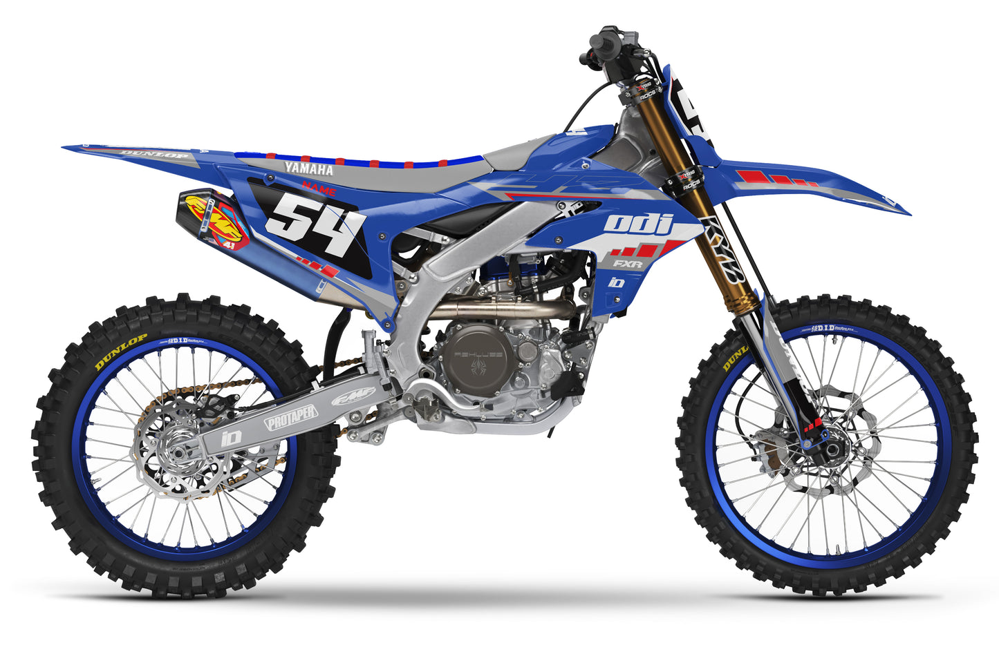 Yamaha Semi-Custom "Fuel" Blue/Gray