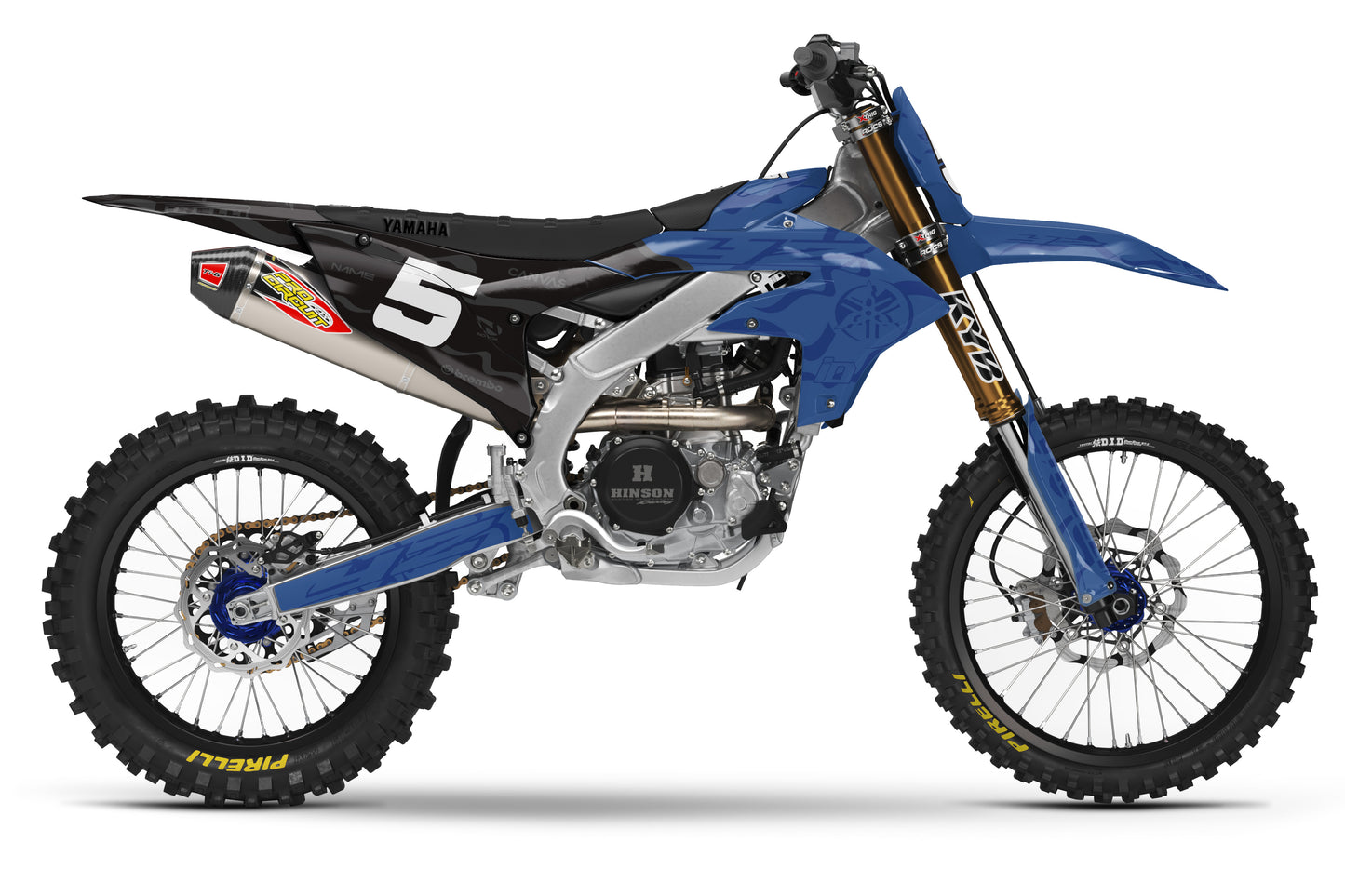 Yamaha Semi-Custom "Smoke" Black/Blue