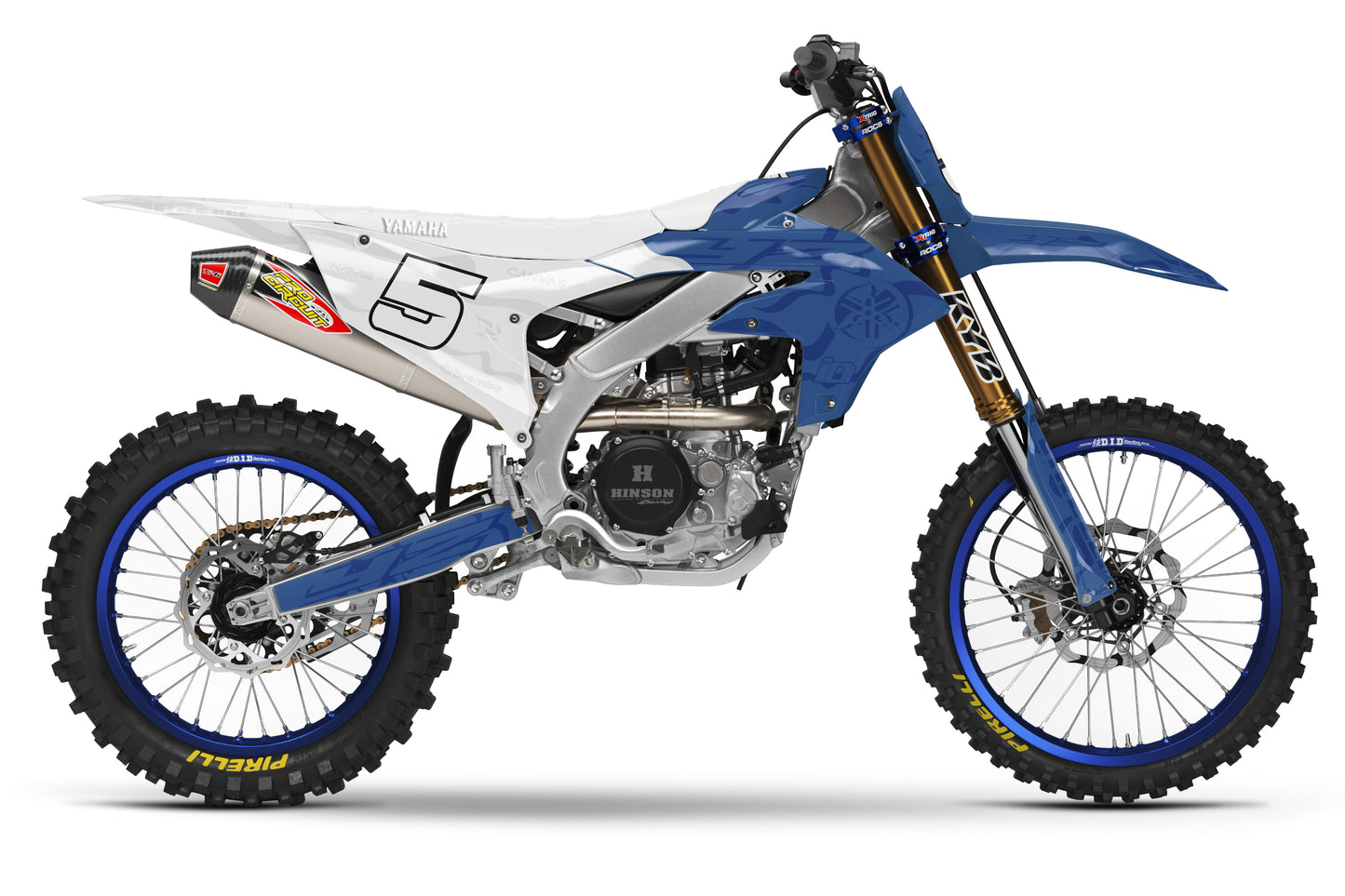 Yamaha Semi-Custom "Smoke" Blue/White